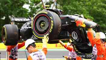 Hungarian Grand Prix: Sergio Perez crashes on first lap of practice