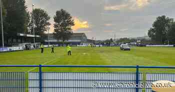 Masked men in hearse drive onto Gateshead football pitch with police investigation ongoing