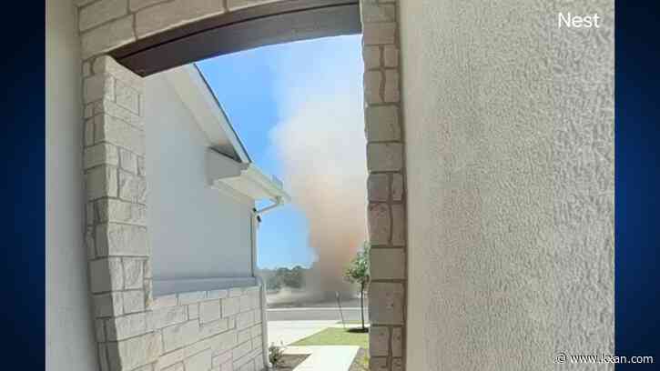 VIDEO: Doorbell camera captures dust devil in Georgetown