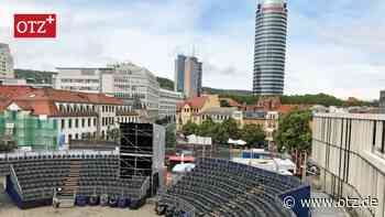 Tribüne auf dem Jenaer Theatervorplatz gern dauerhaft