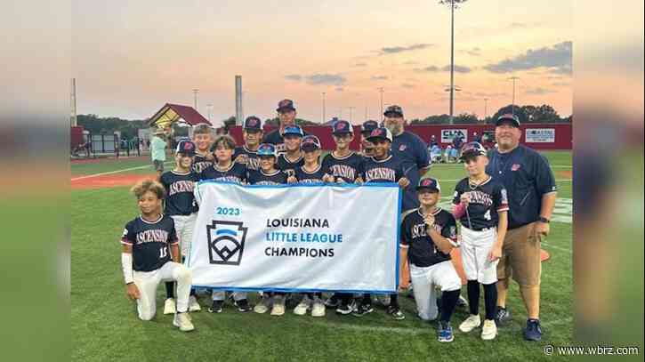 Ascension Parish Little League wins State Championship, heading to Southwest Little League Regional