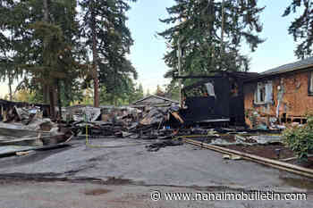 2 homes destroyed, 3rd severely damaged in fire near Nanaimo Airport