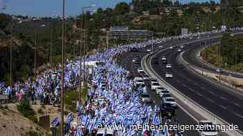 Großer Protestmarsch gegen Justizumbau erreicht Jerusalem
