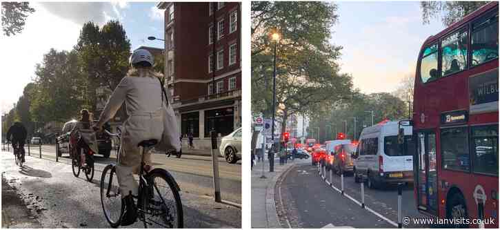 Cycle lanes will return to Kensington High Street
