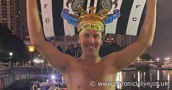 Gosforth man completes 'Triple Crown' marathon challenge after swimming around Manhattan at night