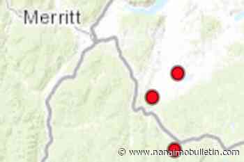 UPDATE: 2 of 3 wildfires southeast of Merritt grow