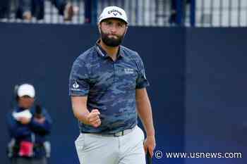 Rahm Back in Contention After Royal Liverpool Course Record 63 at British Open