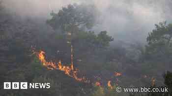 Greece fires: Honeymoon couple from NI 'stranded' in Rhodes