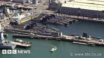Text message Devonport dockyard alert being tested