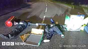 Four arrests after washing machine demo at Grangemouth oil refinery