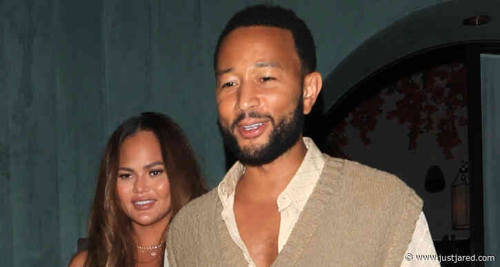 Chrissy Teigen & John Legend Keep Close on Date Night