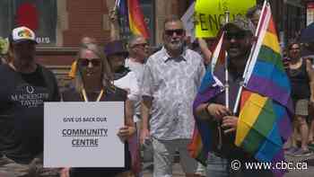Residents of Toronto's Church and Wellesley neighbourhood protest against violence in their community