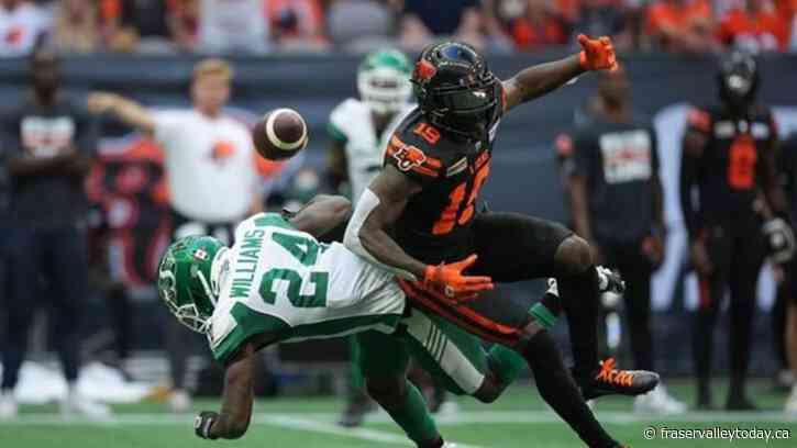 B.C. Lions slowed by penalties in 19-9 win over Saskatchewan Roughriders