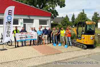 Glasfaser-Ausbau in Warburg: Sewikom und Westconnect legen los