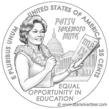 U.S. Mint releases design for Patsy Mink quarter