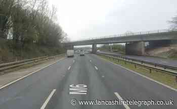 Crash on M6 between Lancaster and Carnforth closes lane