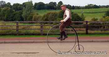 Beamish's Penny Farthing riding 'TikTok sensation' crowned Durham Tourism Superstar 2023
