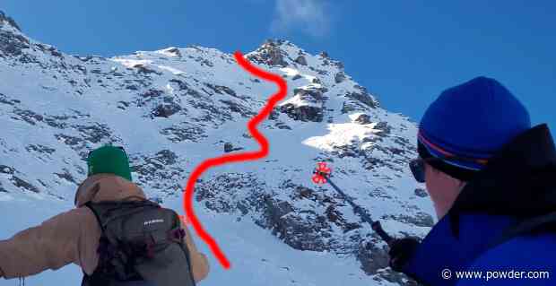 Watch: Skier Attempts To Descend Verbier's Most Iconic Peak