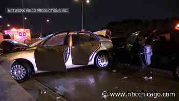 Multiple injuries reported in Kennedy Expressway crash Sunday