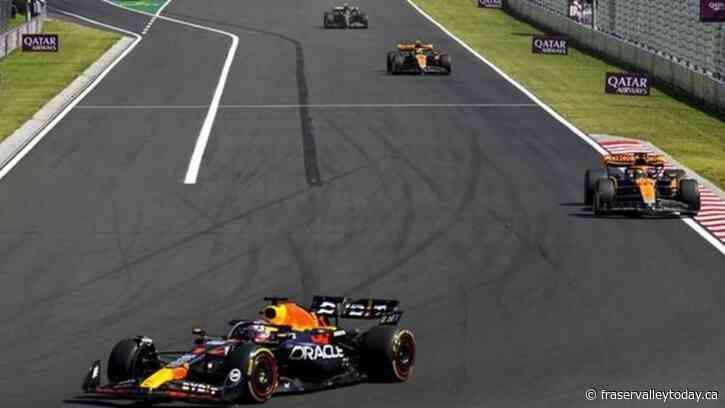 F1 champ Verstappen wins Hungarian GP to extend overall lead, give Red Bull record 12th straight win