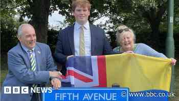 Harlow unveils road named after Ukraine president