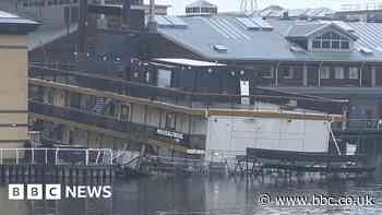 Sinking Miller & Carter restaurant at Lakeside to be raised from water