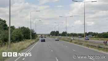 Man dies in collision that 'saw car leave the road'