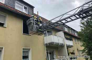 FW-WAF: Ausgedehnter Zimmerbrand