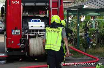 FW Reichenau: Bahnunfall - Person von Zug erfasst, Bahnhof, Reichenau-Lindenbühl, 23.07.2023