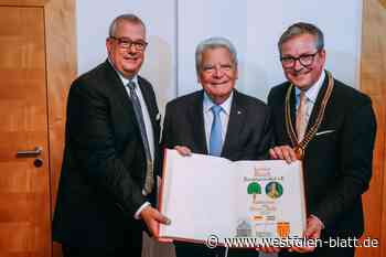 Libori-Gilde empfängt Joachim Gauck in Paderborn
