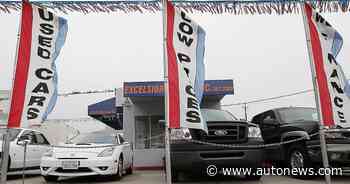 Wholesale used-car pricing set to rebound