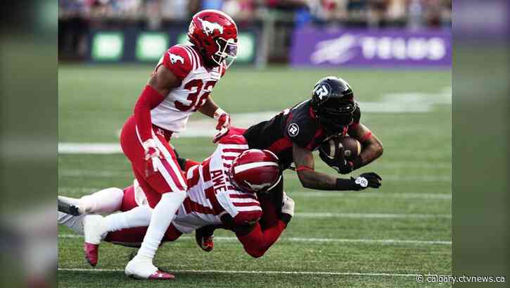 Stampeders, Redblacks ride momentum of narrow wins into McMahon Stadium clash