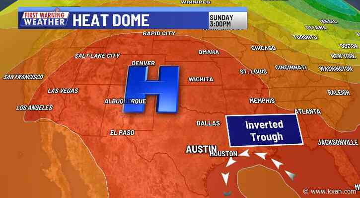Drier again, but 'inverted trough' could change things