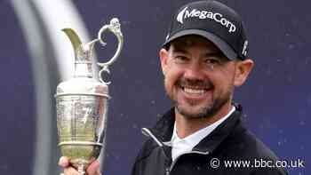 The Open: Brian Harman wins Claret Jug at Royal Liverpool by six shots