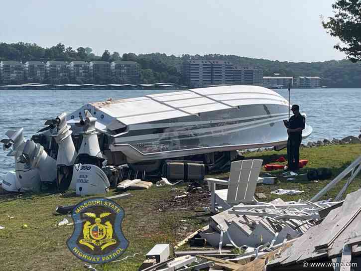 Boat runs aground at Missouri lake, 8 injured