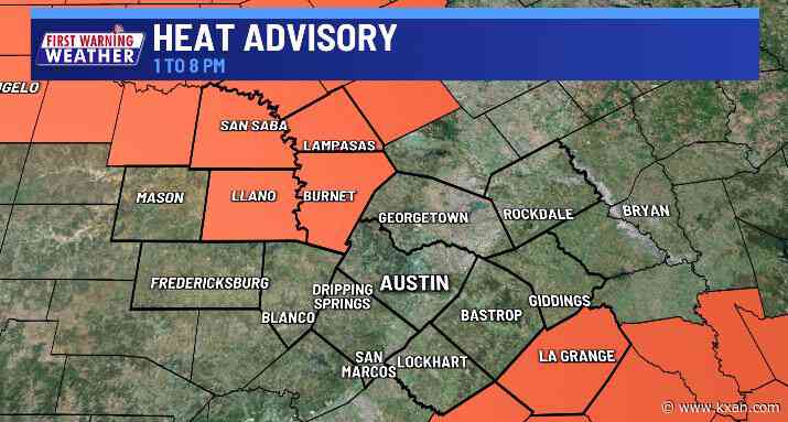 Heat ... and a little rain