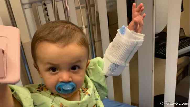 1-year-old boy battling cancer for the second time