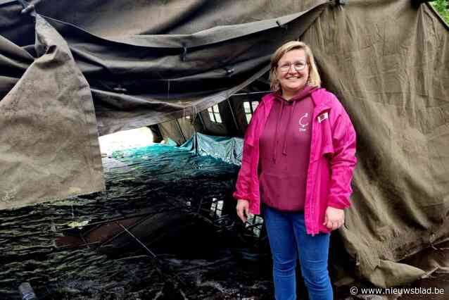 Chirokamp in Lier (deels) ontruimd na hevige regen: “We laten ons hoofd niet hangen, we blijven hier tot 31 juli op kamp”