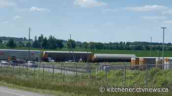 Train derailment closes a portion of Trussler Road