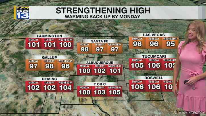 Record heat returns to New Mexico this week
