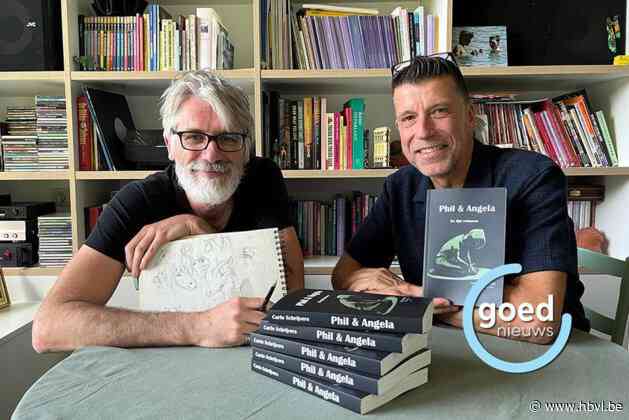 Vrienden Carlo en Phil maken samen een jeugdboek