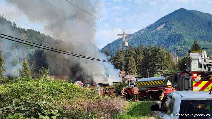Chilliwack firefighters union stresses sufficient staffing after massive fire on Chilliwack Lake Rd.