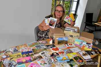 Enger: Anja Clausmeyer sammelt Postkarten aus aller Welt