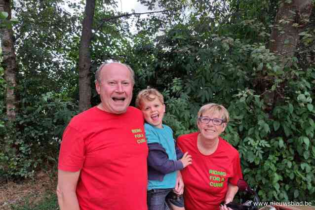 Naar Porto rijden ten voordele van zieke kleinzoon (5) lukt niet door ziekte, daarom rijdt opa Luc ‘maar’ 1.000 kilometer door Vlaanderen