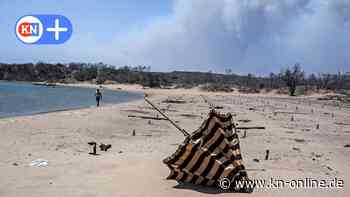 Das raten Reisebüros in Kiel angesichts der Waldbrände auf Rhodos