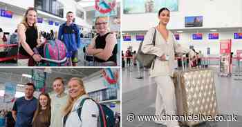 Fires in Greece and soaring temperatures on the minds of holidaymakers at Newcastle Airport