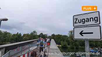 Der marode Donausteg ist auch beim Nabada Thema