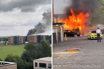 Fire near Tolpits Lane in Watford sparks evacuation