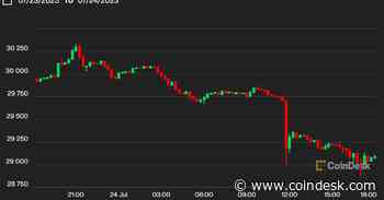 Bitcoin Dips Below $29K Amid WSJ Report on Binance Issues, China's Economic Woes