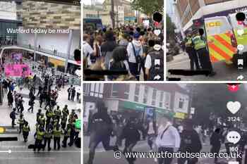 Watford chaos footage circulates after kids arrested
